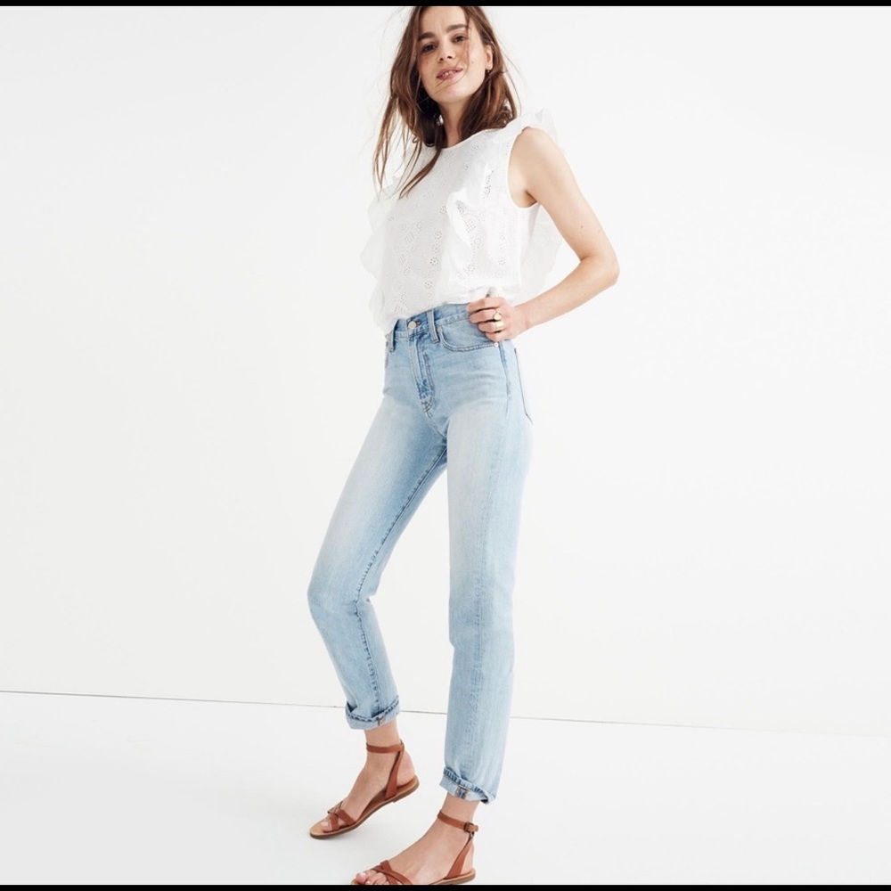 Madewell Perfect Summer Jeans, Size 27, Fitzgerald Wash